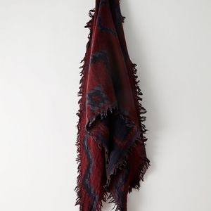 Aritzia Diamond Mosaic Triangle Wool Scarf